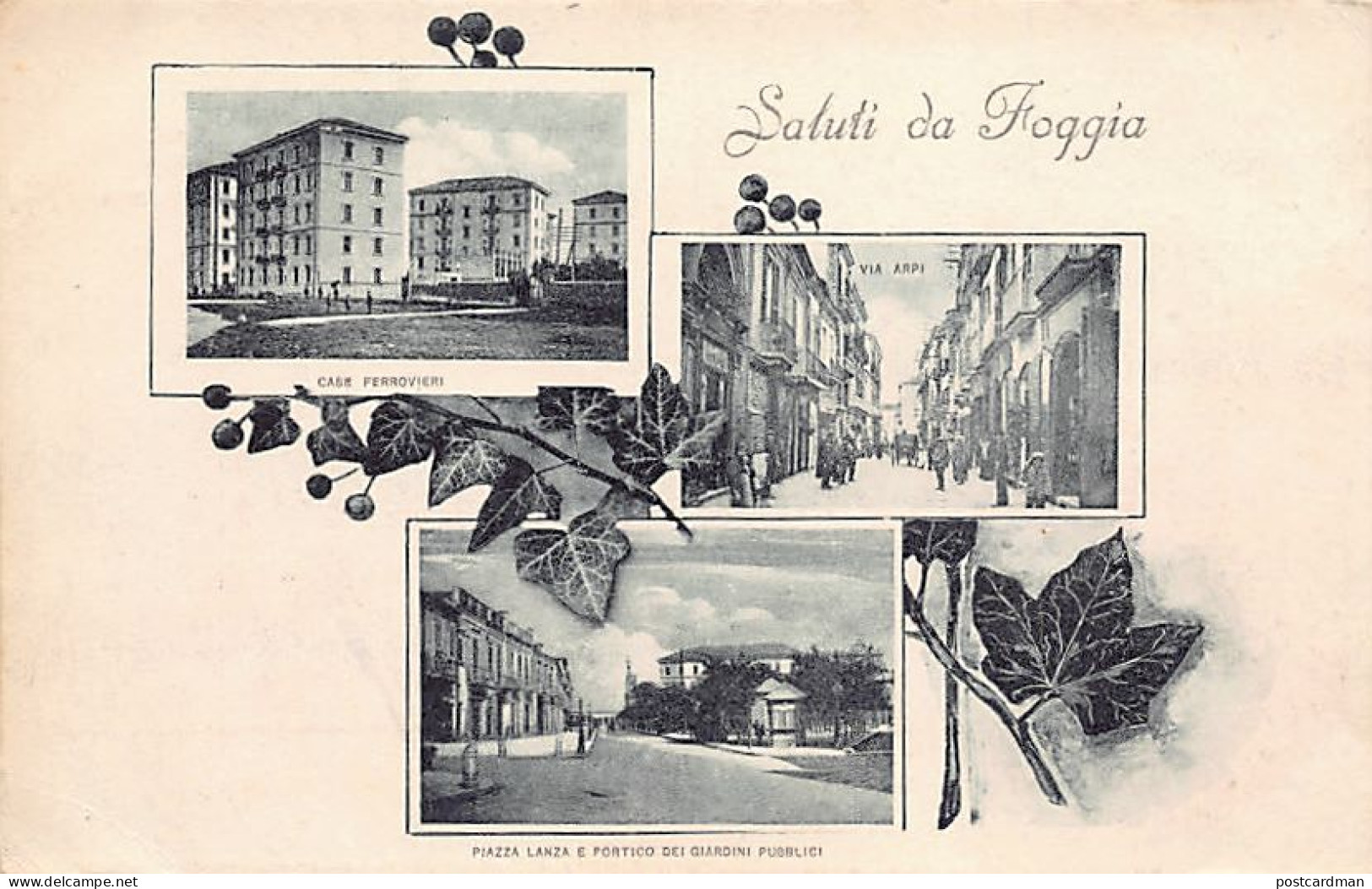 FOGGIA - Case Ferrovieri - Via Arpi - Piazza Lanza - Foggia
