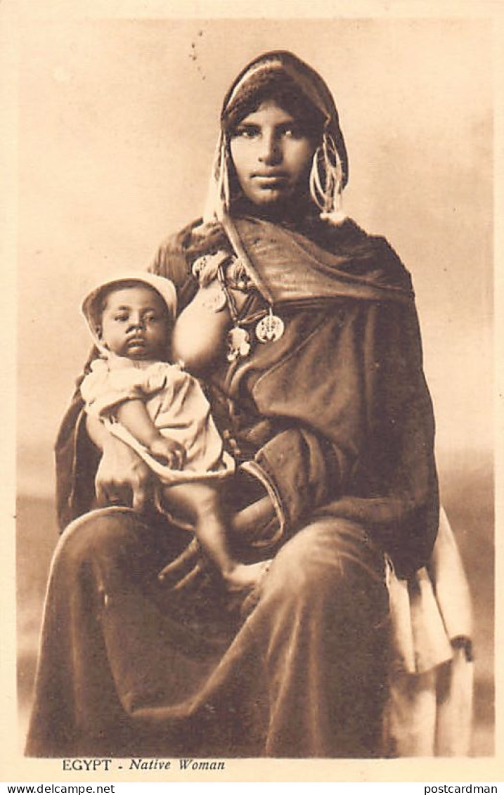 Egypt - Natuve Woman Breastfeeding Her Child - Publ. L. Scortzis & Co. 131 - Altri & Non Classificati