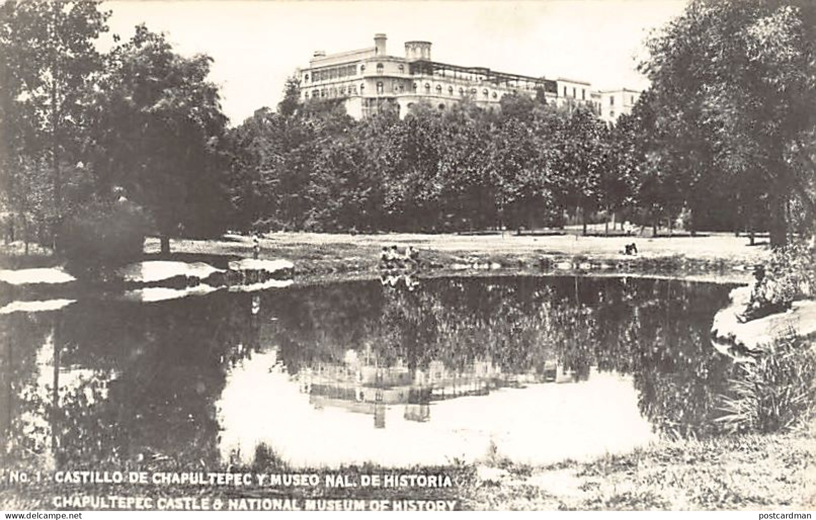 CIUDAD DE MÉXICO - Castillo De Chapultepec Y Museo Nal. De Historia - FOTO POSTA - Mexique