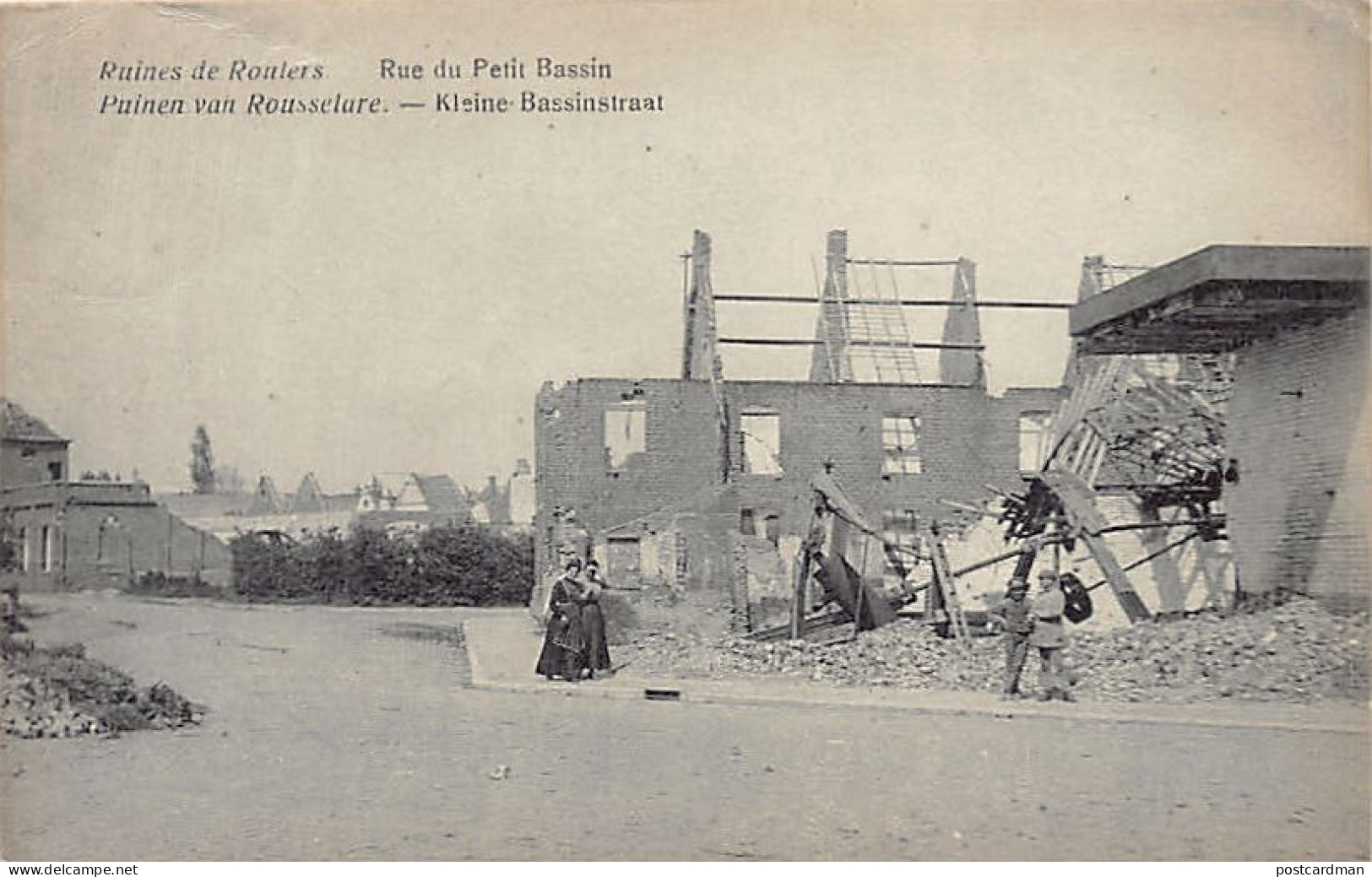 Ruinen Van Roeseloare (W. Vl.) Kleine Bassinstraat - Roeselare