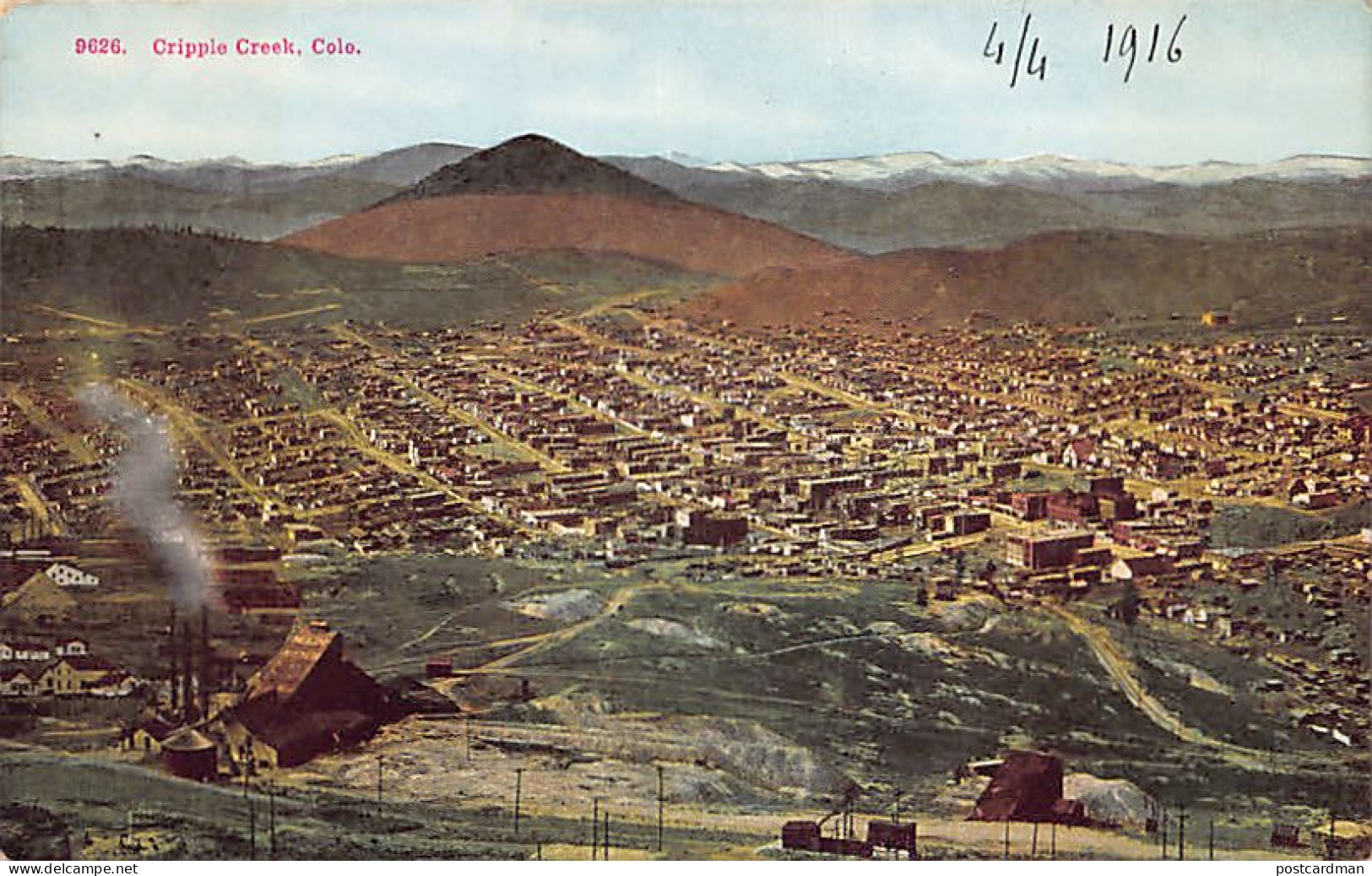 CRIPPLE CREEK (CO) Bird's Eye View - Autres & Non Classés