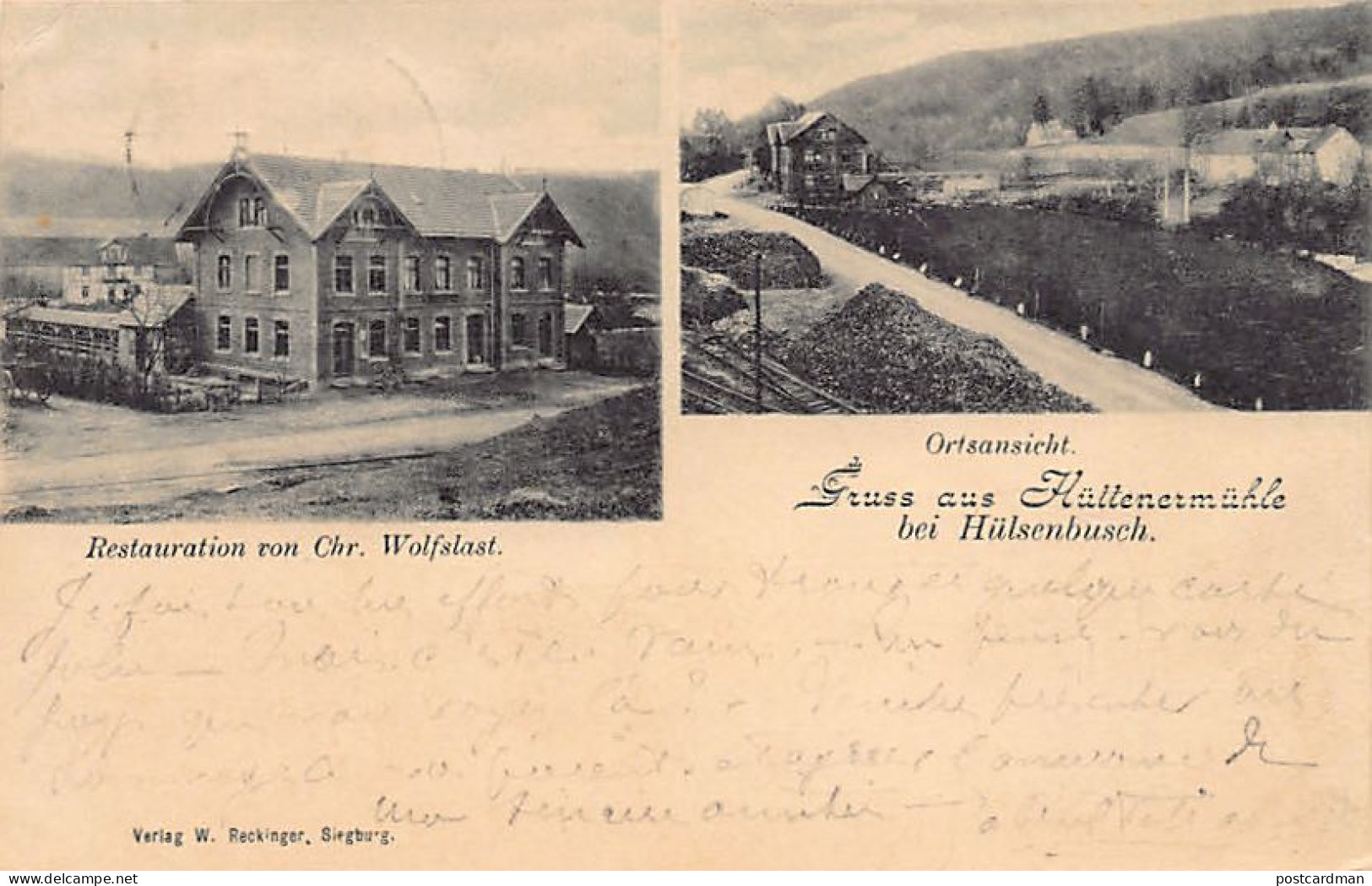 Deutschland - Hüttenermühle Bei Hülsenbusch (NW) Restauration Von Chr. Wolfslast - Ortansicht - Andere & Zonder Classificatie