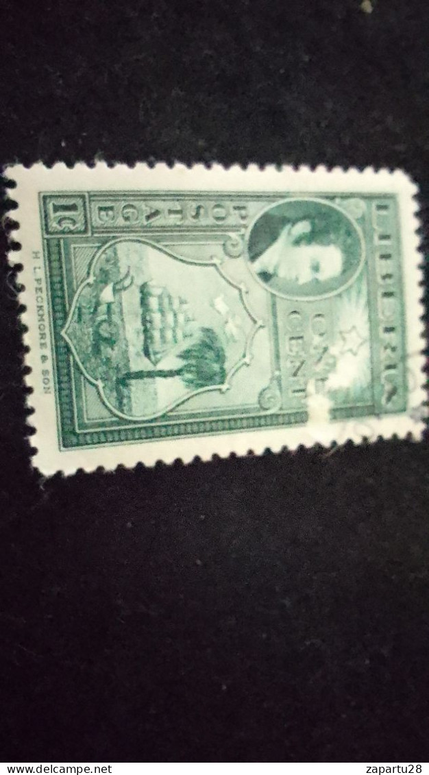 LİBERYA--1952   4  C      DAMGALI - Liberia