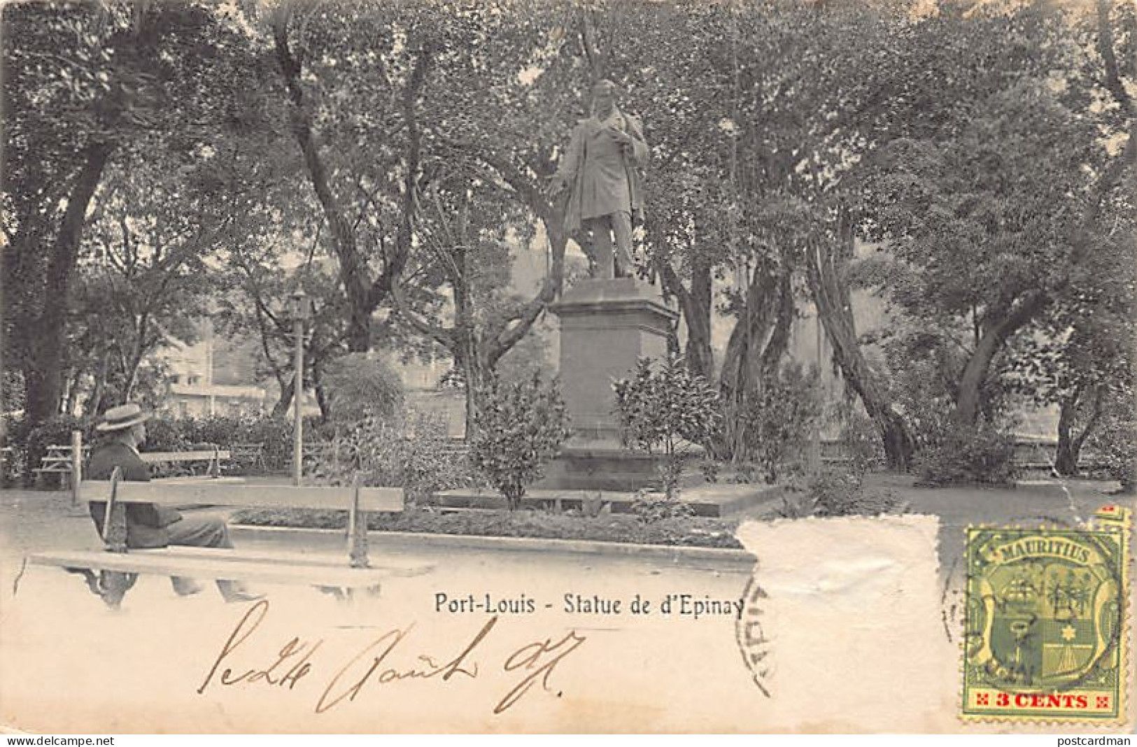 Mauritius - PORT LOUIS - Statue De D'Epinay - VOIR LES SCANS POUR L'ÉTAT - Ed. Inconnu  - Mauritius