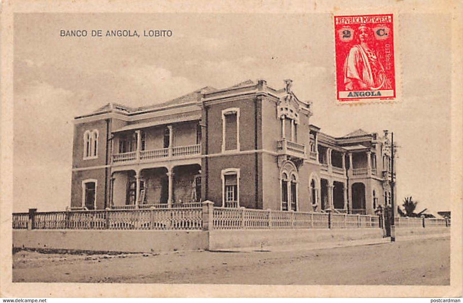 Angola - LOBITO - Banco De Angola - Bank Of Angola - Publ. Arturo Gonzalez Alonso  - Angola