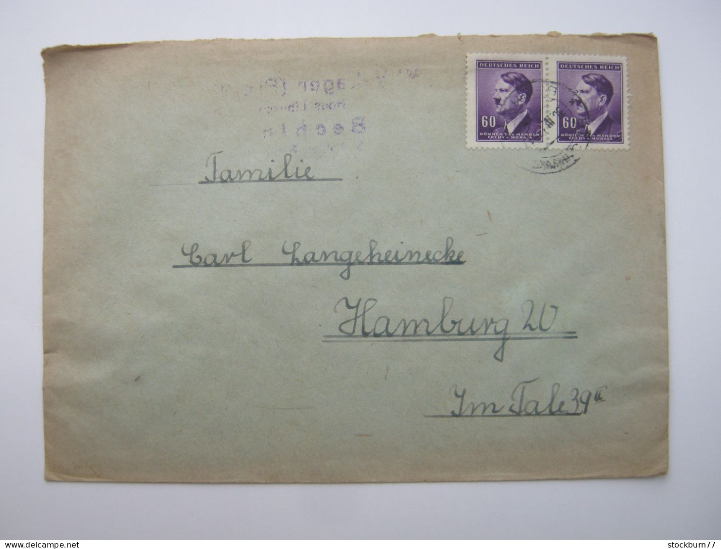 1943 , KLV - Lager  BECHING  , Klarer Stempel Auf Brief - Lettres & Documents