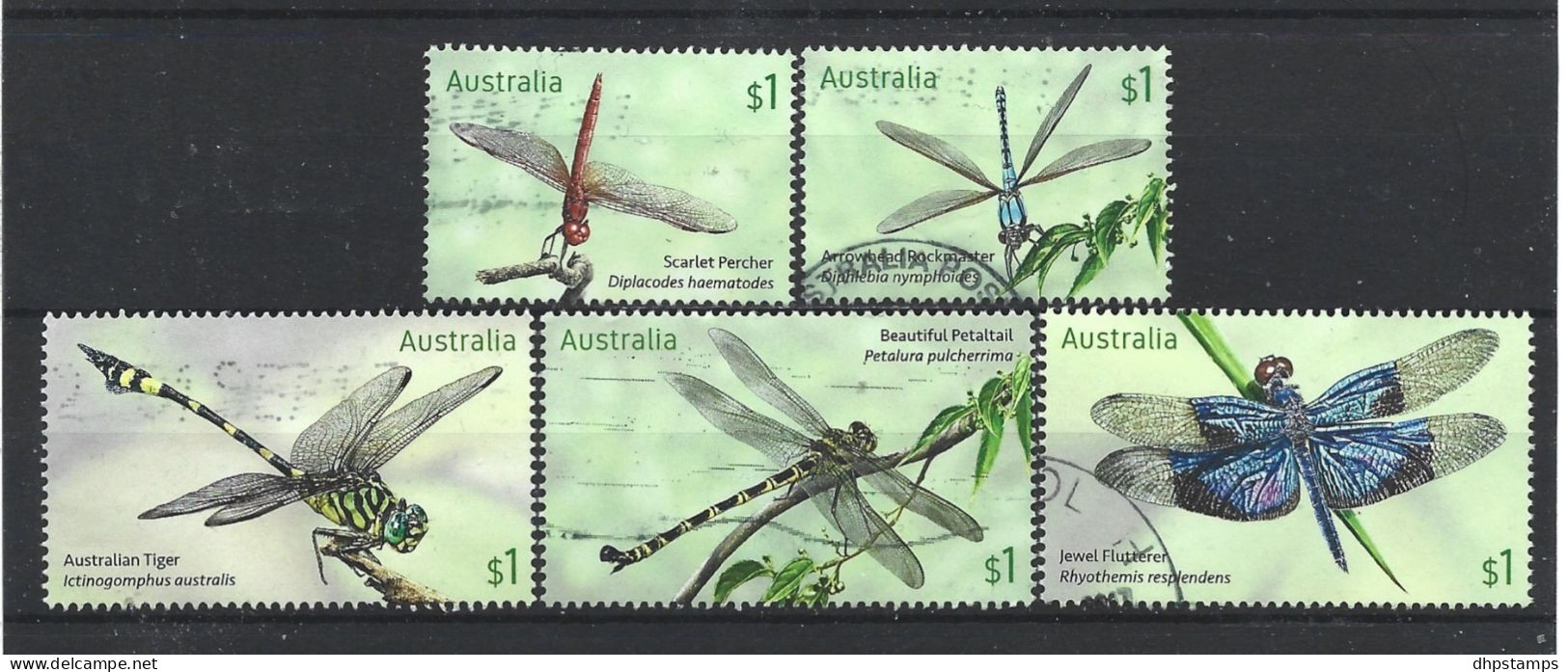 Australia 2017 Dragonflies Y.T. 4482/4486 (0) - Oblitérés