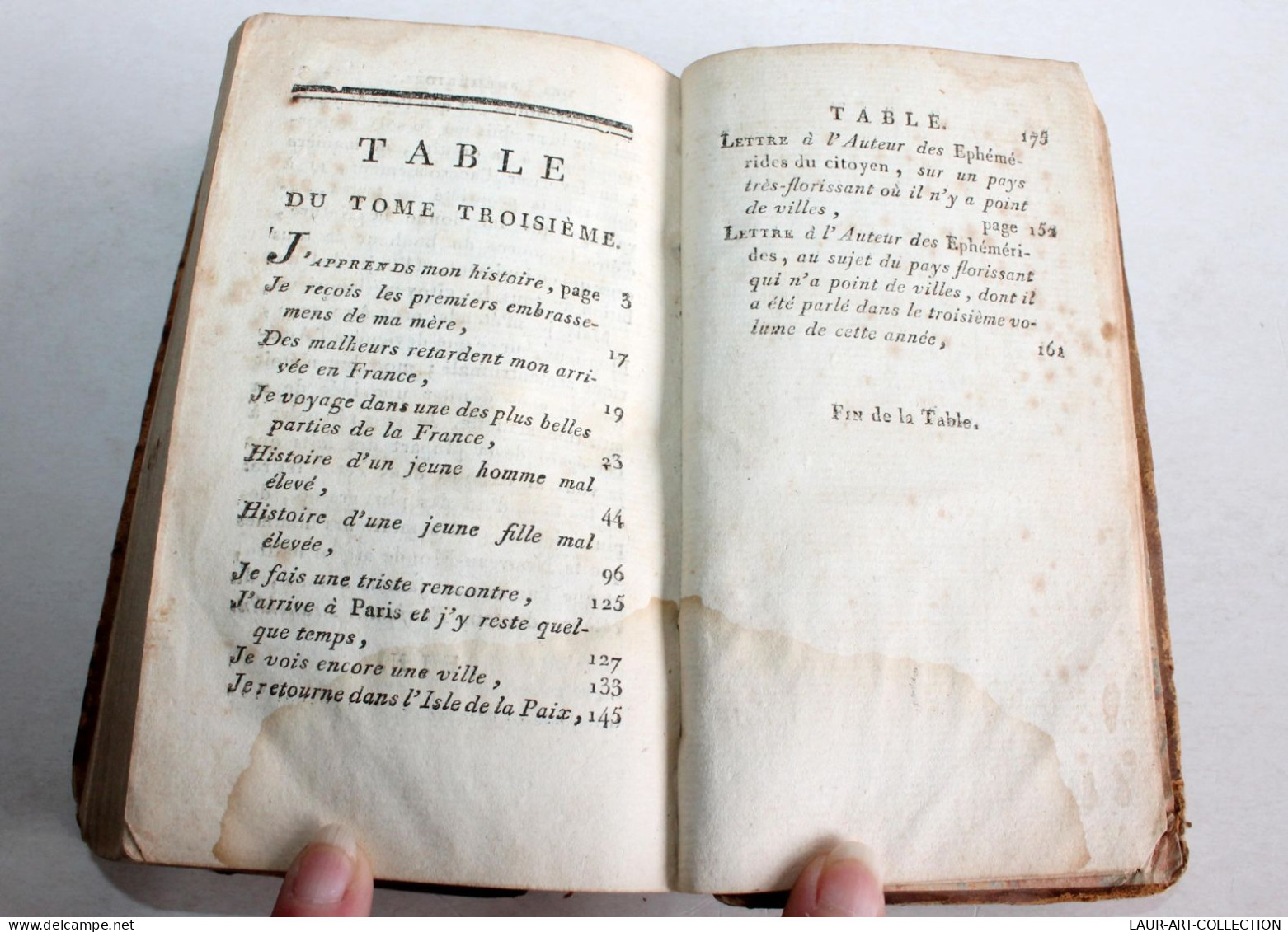 L'ELEVE DE LA NATURE de BEAURIEU NOUVELLE EDIT. 1793 FAVRE, COMPLET TOME 1+2+3/3 / ANCIEN LIVRE XVIIIe SIECLE (1803.130)