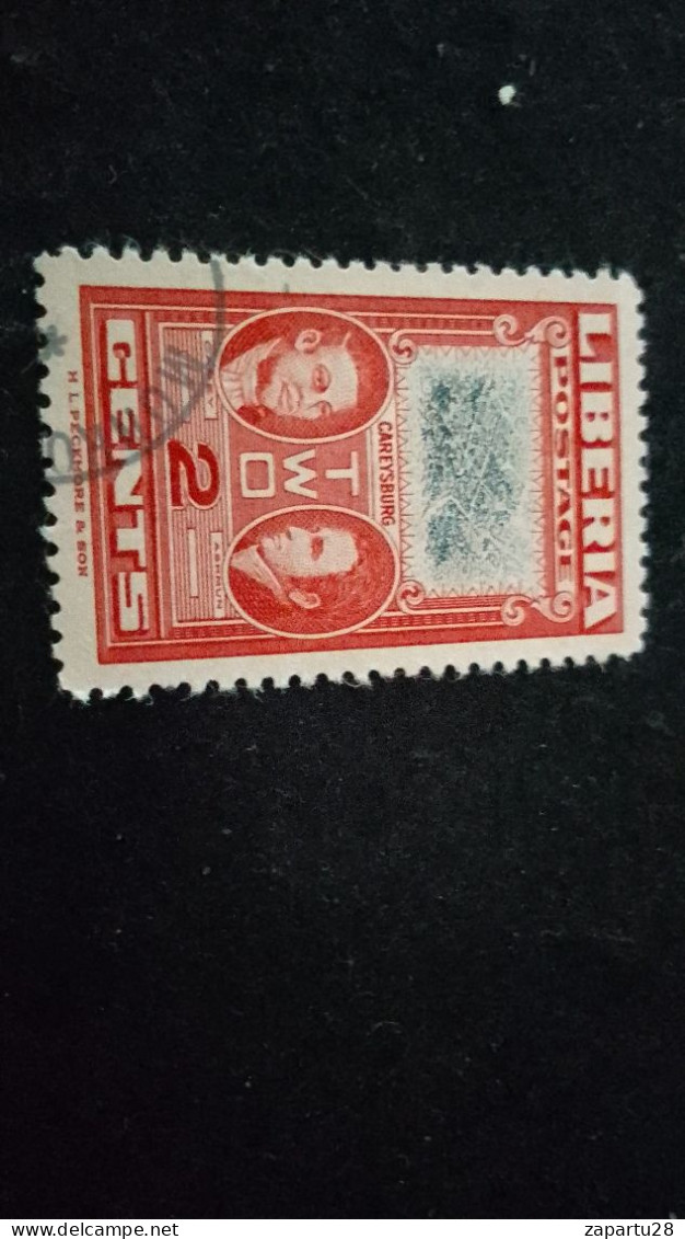 LİBERYA--1952   2  C      DAMGALI - Liberia