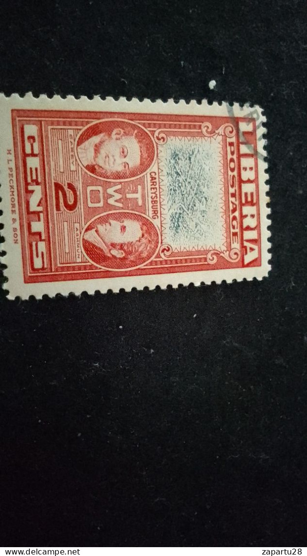 LİBERYA--1952   2  C      DAMGALI - Liberia