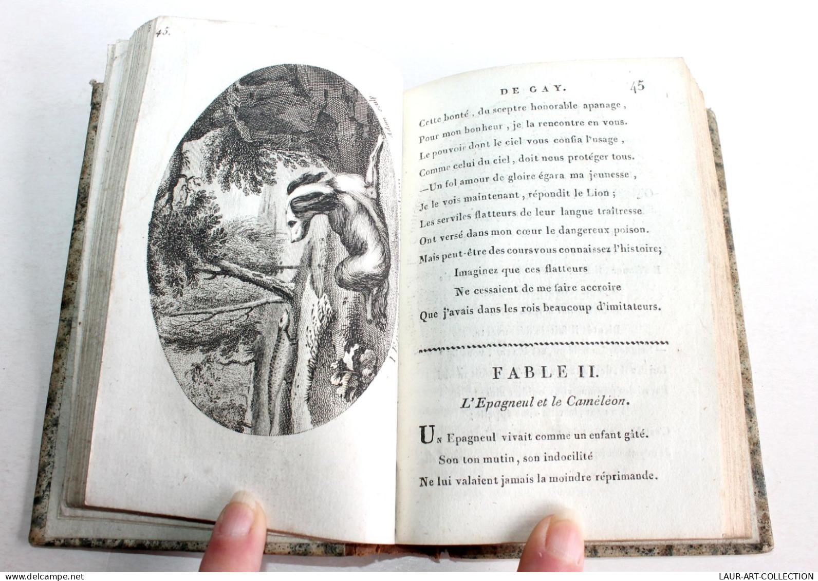 FABLES DE GAY, TRADUITES EN VERS FRANCAIS AVEC GRAVURES 1811 ANCELLE LIBRAIRE / ANCIEN LIVRE XIXe SIECLE (1803.131) - Auteurs Français