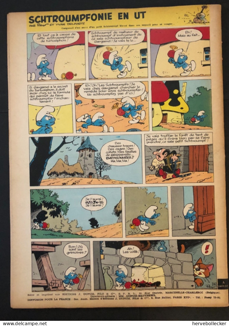 Spirou Hebdomadaire N° 1344 -1964 - Spirou Magazine