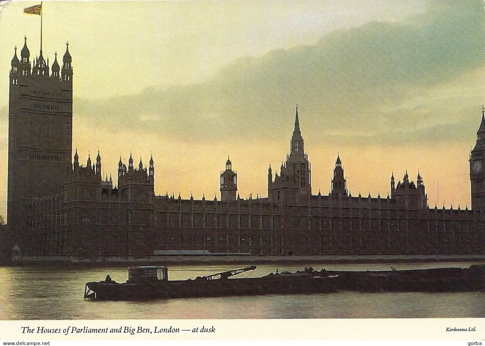 *CPM - ROYAUME-UNI - ANGLETERRE - LONDRES - Maison Du Parlement Et Big Ben - Au Crépuscule - Houses Of Parliament