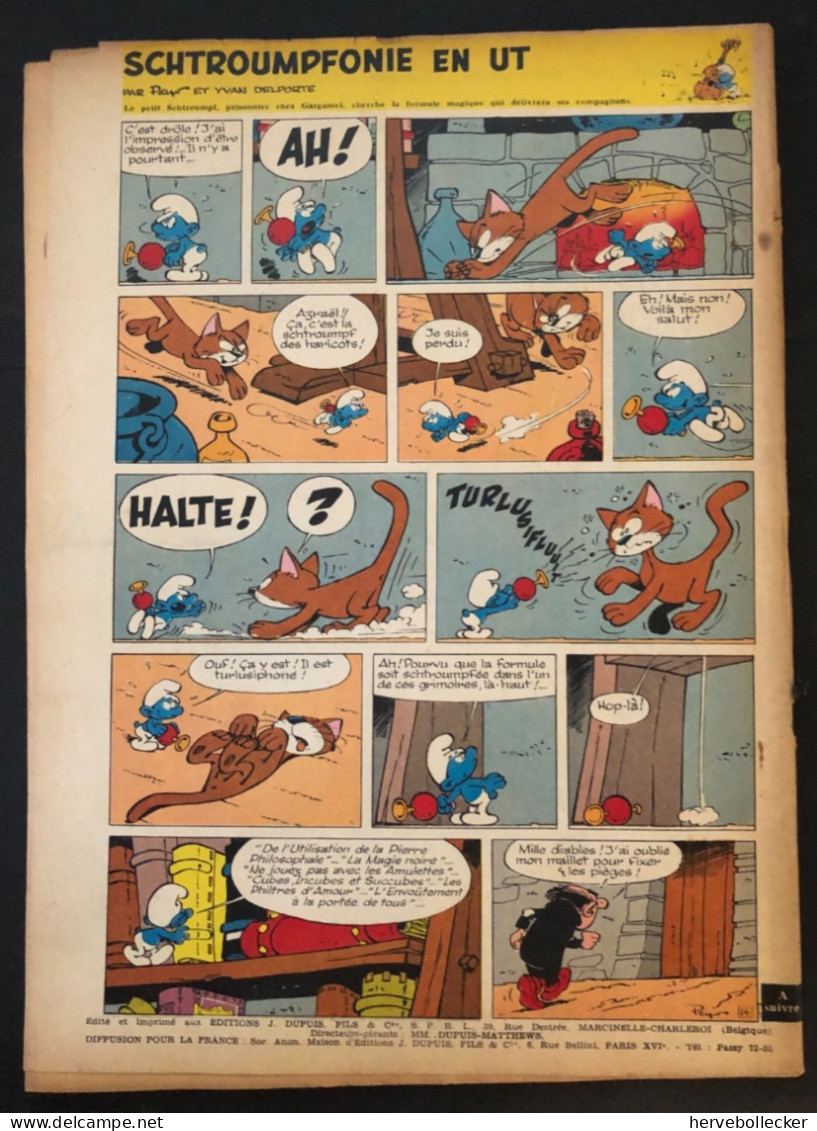 Spirou Hebdomadaire N° 1345 -1964 - Spirou Magazine