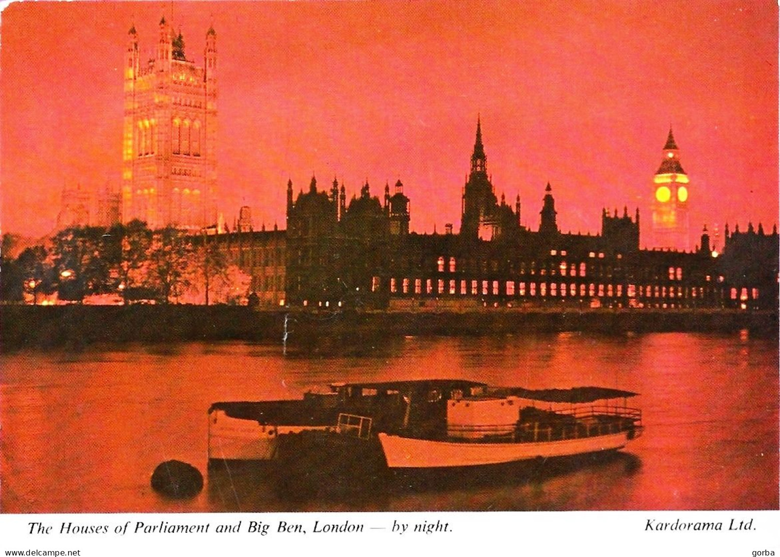 *CPM - ROYAUME-UNI - ANGLETERRE - LONDRES - Maison Du Parlement Et Big Ben - De Nuit - Houses Of Parliament