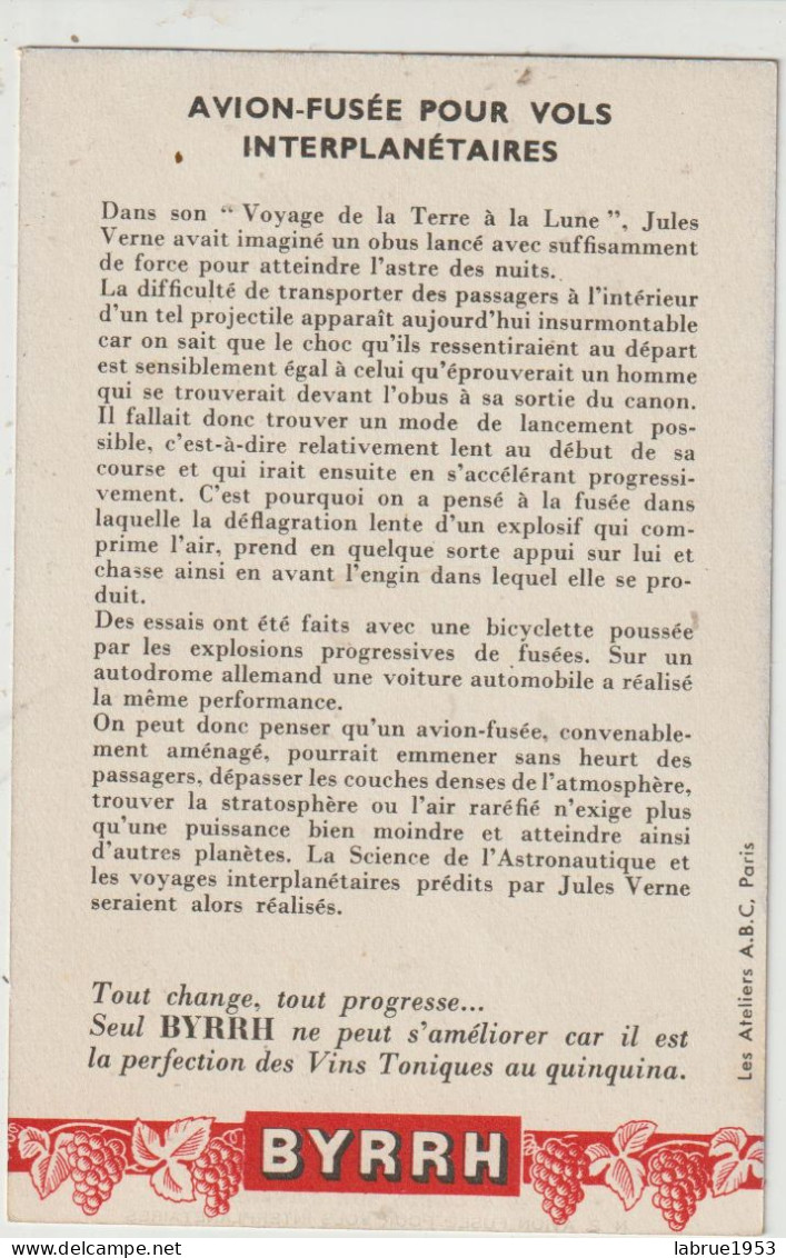 Avion Fusée Pour Vols Interplanètaires  - (G.2421) - Espacio