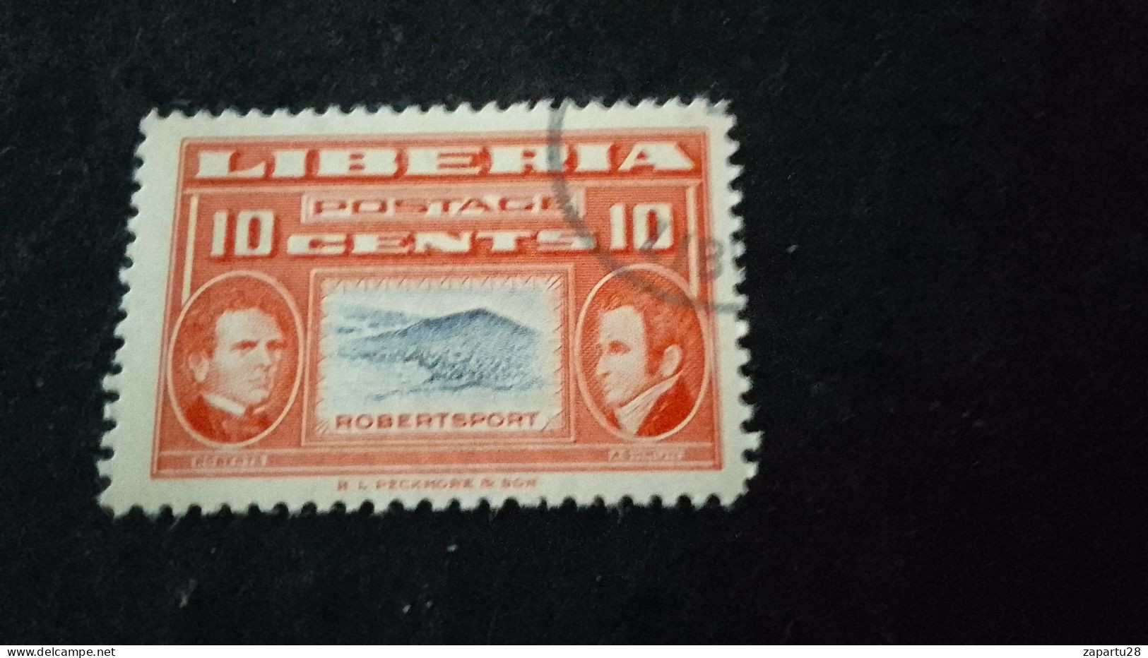 LİBERYA--1952   10  C      DAMGALI - Liberia