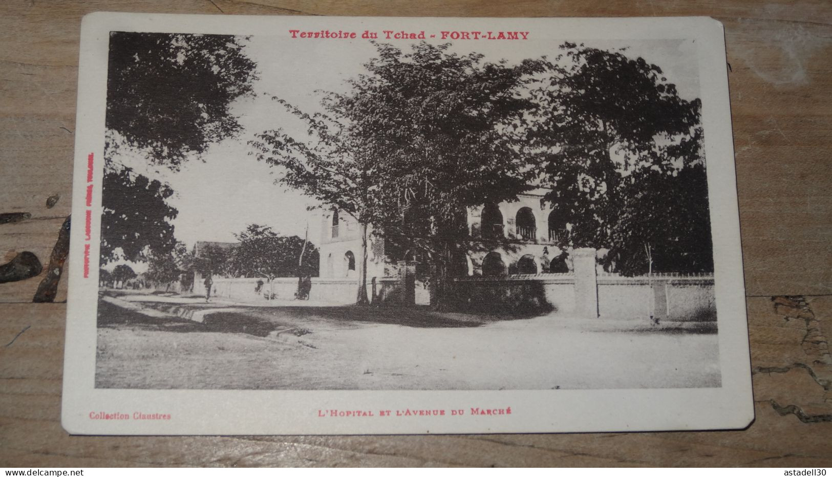 TCHAD : FORT LAMY, L'hopital Et L'avenue Du Marché  ................ BE-17821 - Tchad