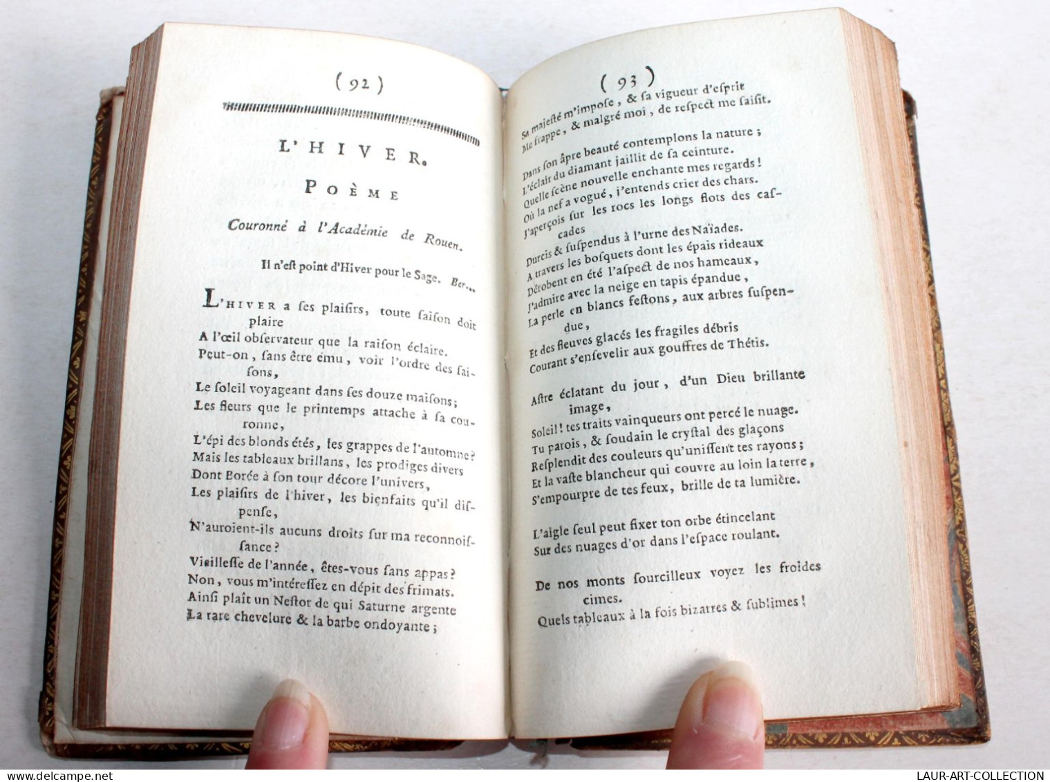 POESIES DE M. BERANGER TOME SECOND 1785 A LONDRES, LIVRE 18e CONTENANT 55 PIECES / ANCIEN LIVRE XVIIIe SIECLE (1803.132) - Auteurs Français