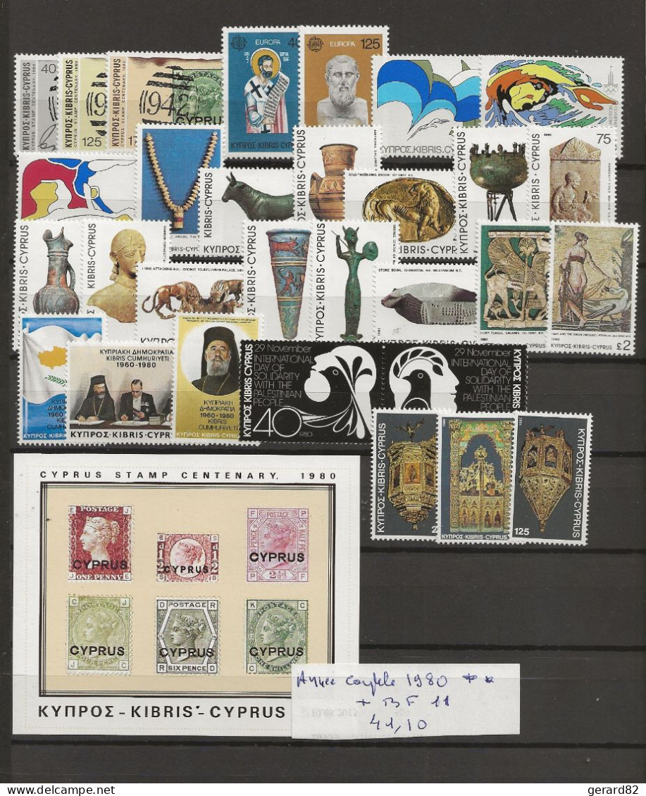 CHYPRE  TRES BONNE COLLECTION  N**  10 SCANS  GROSSE COTE  DEPART A MOINS DE 5% - Unused Stamps