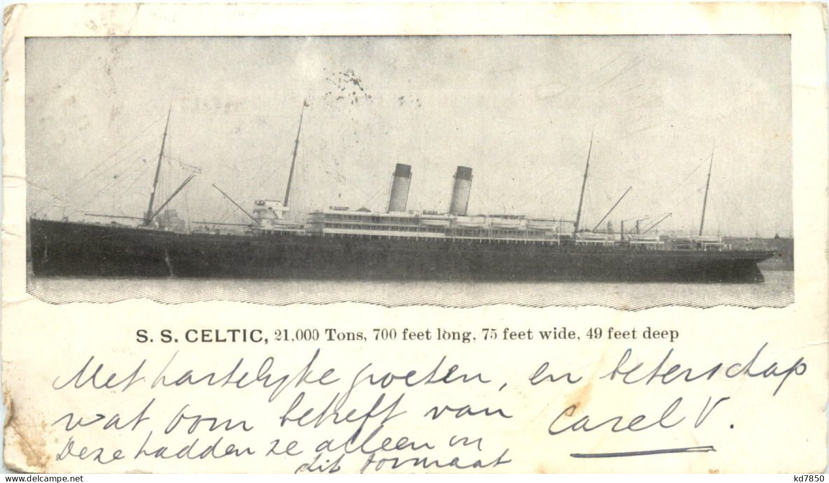 SS Celtic - Paquebots