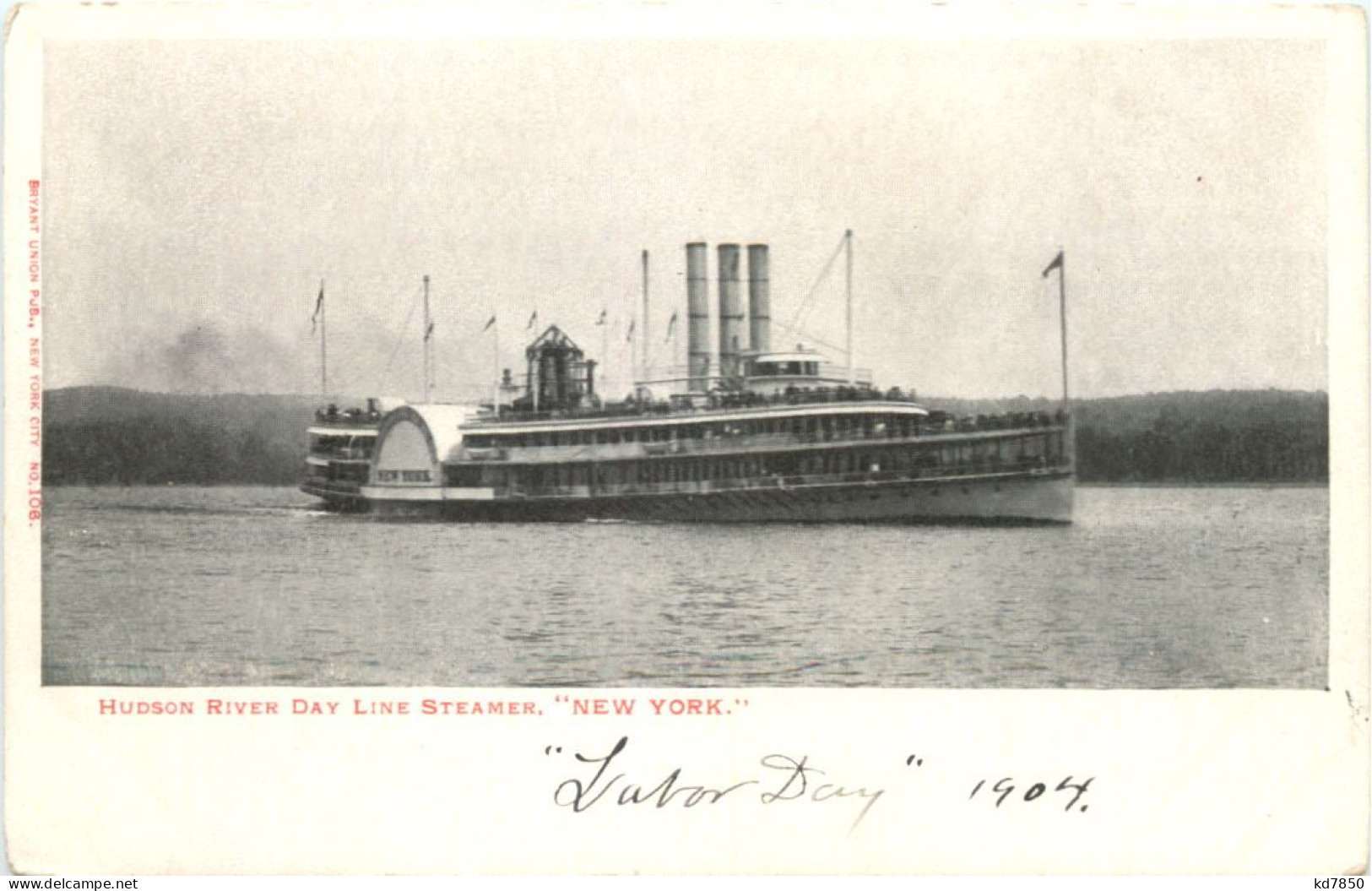 Hudson River Dayline Steamer New York - Passagiersschepen