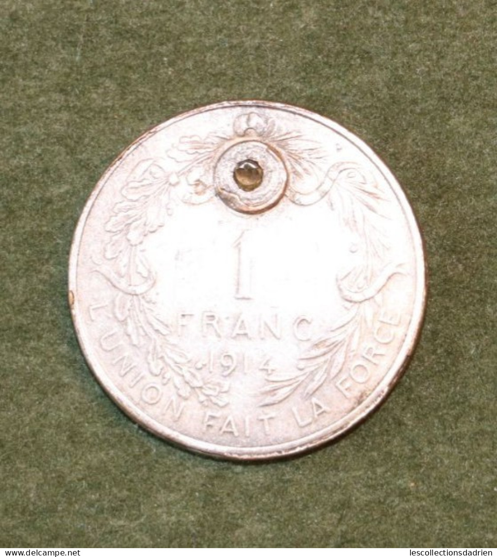 Médaille épinglette Belge Ligue Nationale Pour La Protection Du Franc - Belgian Medal - Médaillette - Journée - Devreese - België