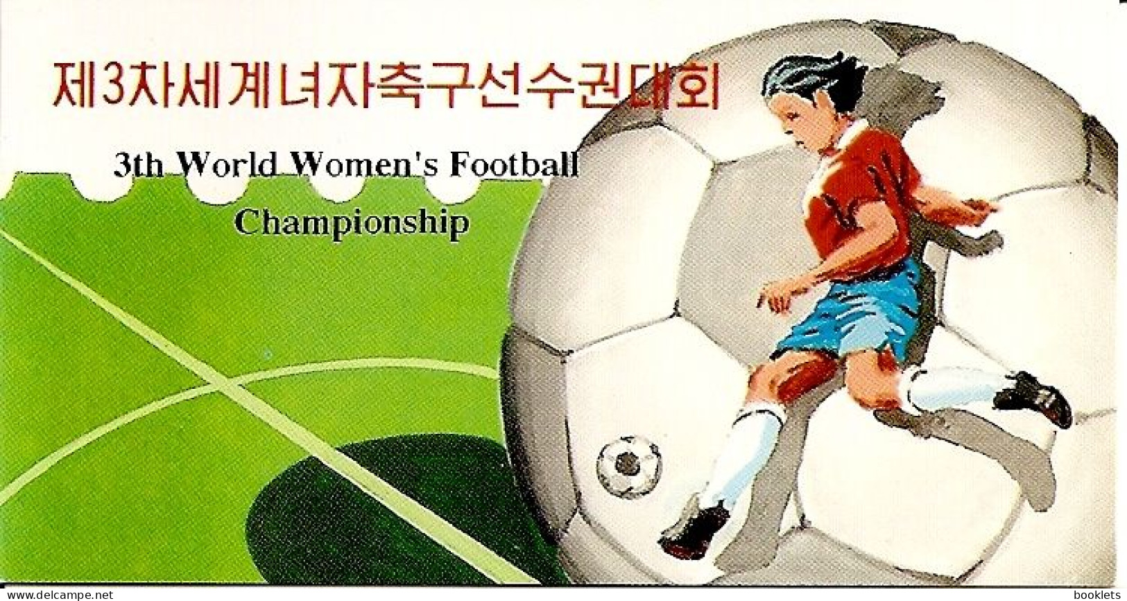 KOREA NORTH (DPR), 1999, Booklets 73, Women's Football - Corea Del Nord