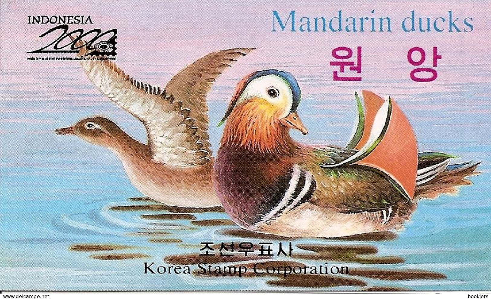 KOREA NORTH (DPR), 2000, Booklets 85*, Mandarin Ducks, INDONESIA 2000 - Korea (Noord)