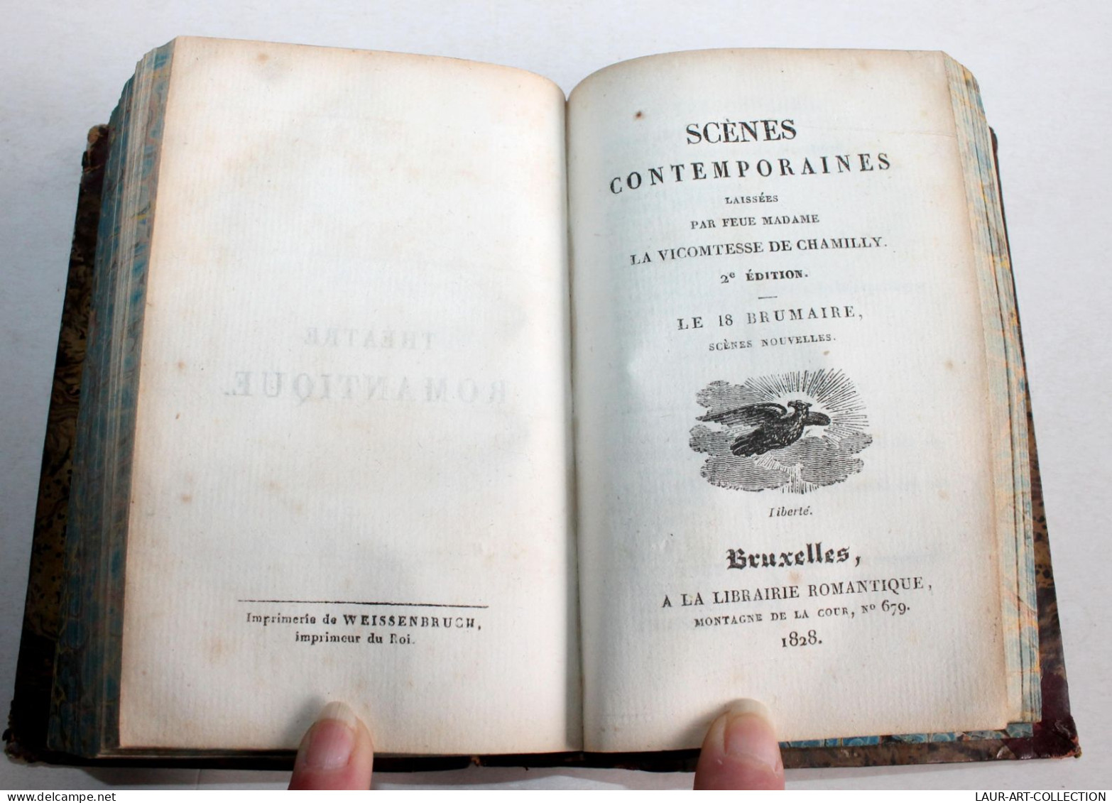 RARE THEATRE 1828 JACQUERIE SCENE FEODALE FAMILLE CARVAJAL + SCENE CONTEMPORAINE / ANCIEN LIVRE XIXe SIECLE (1803.135) - Autori Francesi
