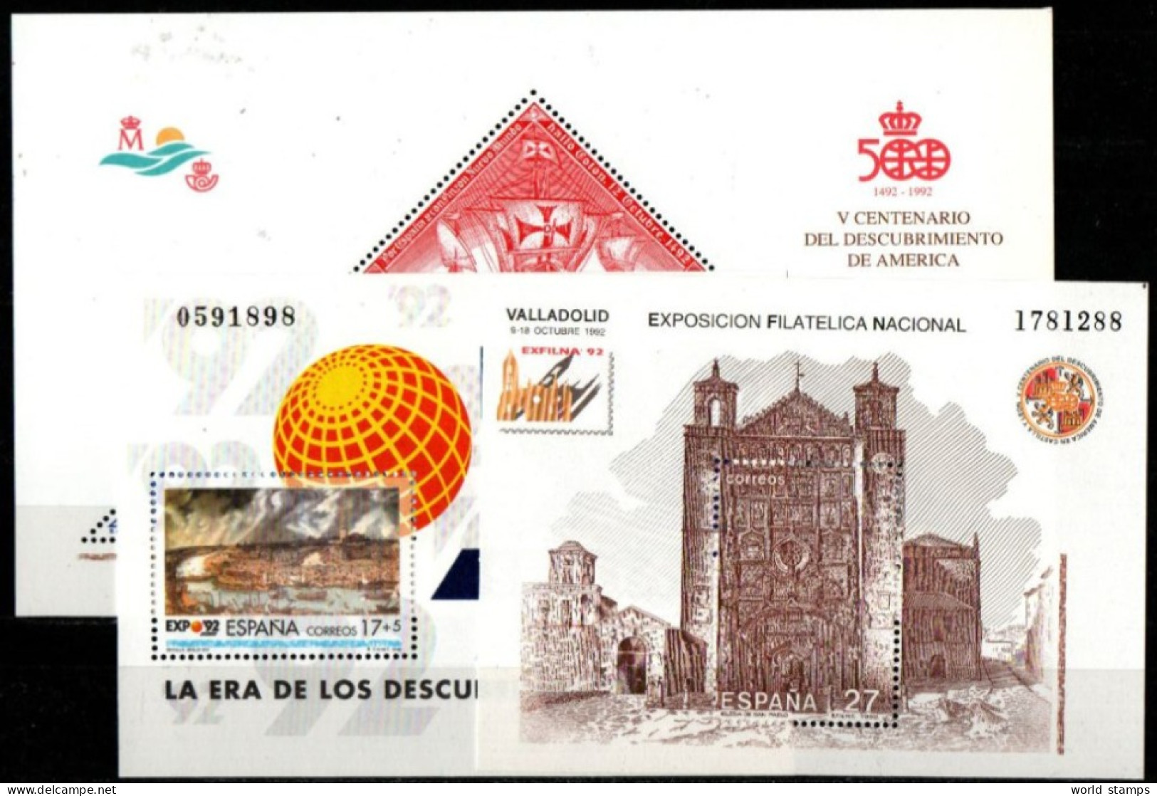 ESPAGNE 1992 ** - Blocks & Sheetlets & Panes