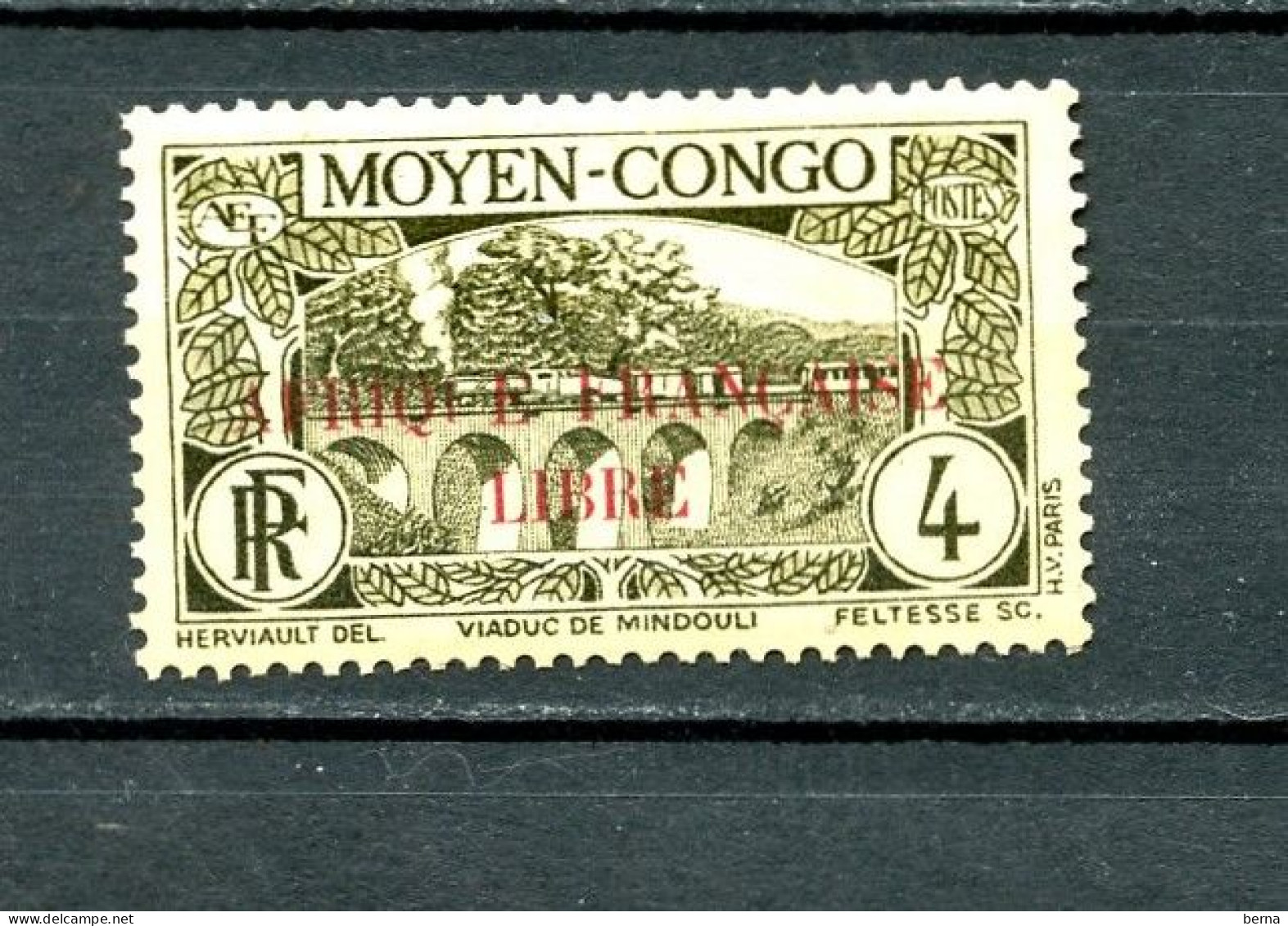 AEF 101 FRANCE LIBRE   ROUSSEUR NEUF SANS CHARNIERE GOMME COLONIALE - Nuovi