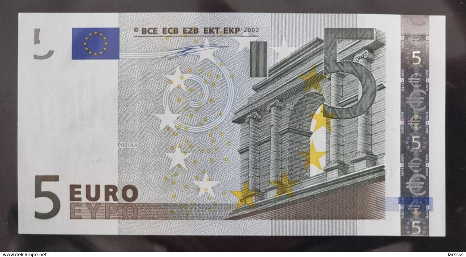 1 X 5€ Euro Duisenberg P001A4 X01089200198 - UNC - 5 Euro