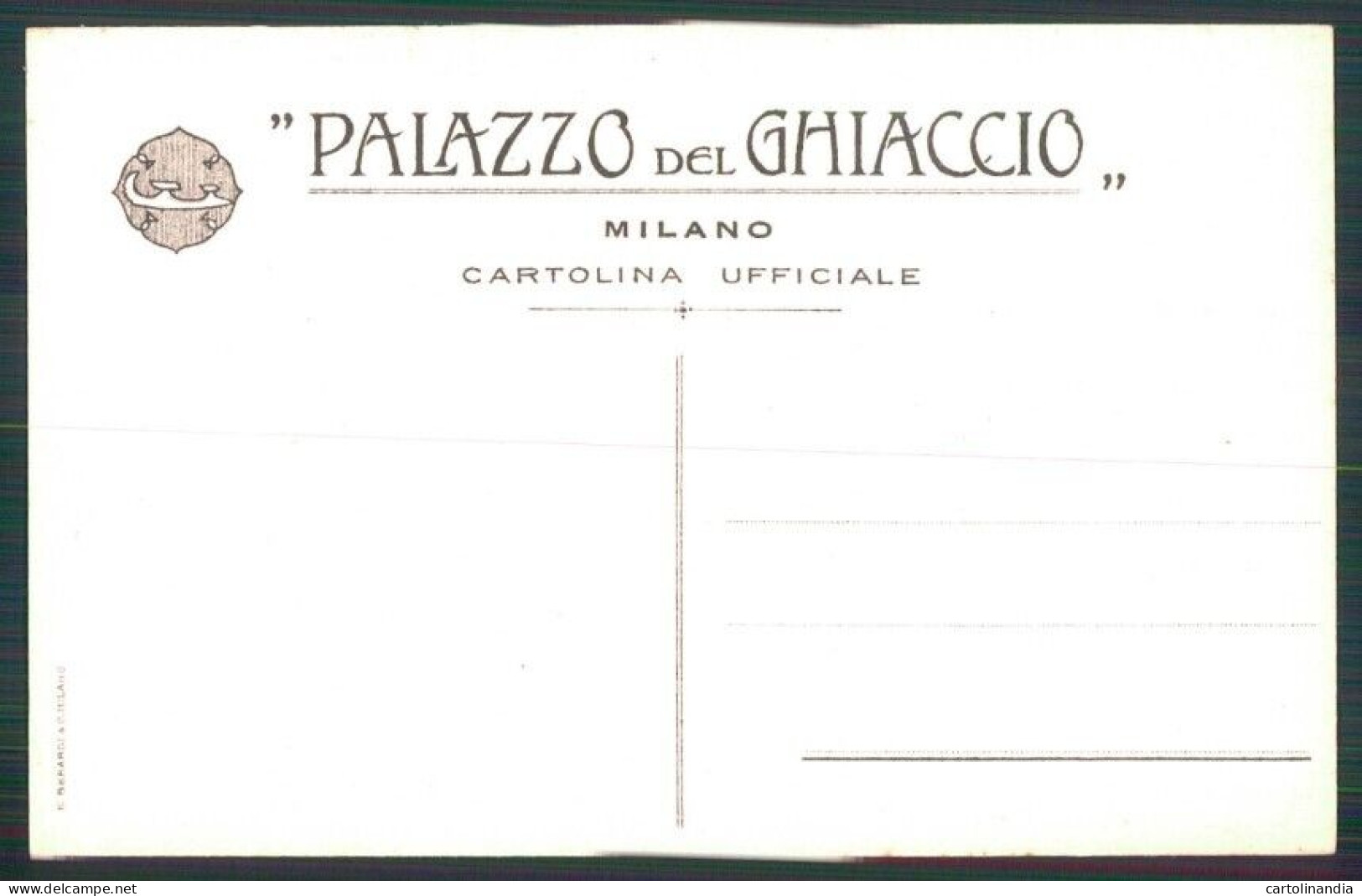 Artist Signed Pellegrini Ice Skating Palazzo Ghiaccio Milano Postcard TC4730 - Autres & Non Classés