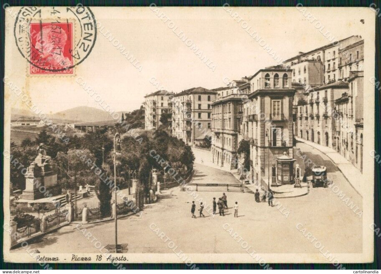 Potenza Città PIEGHINA FG Cartolina ZK5980 - Potenza