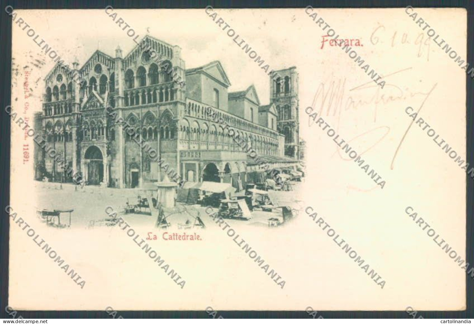 Ferrara Città 1899 Cartolina ZT3226 - Ferrara