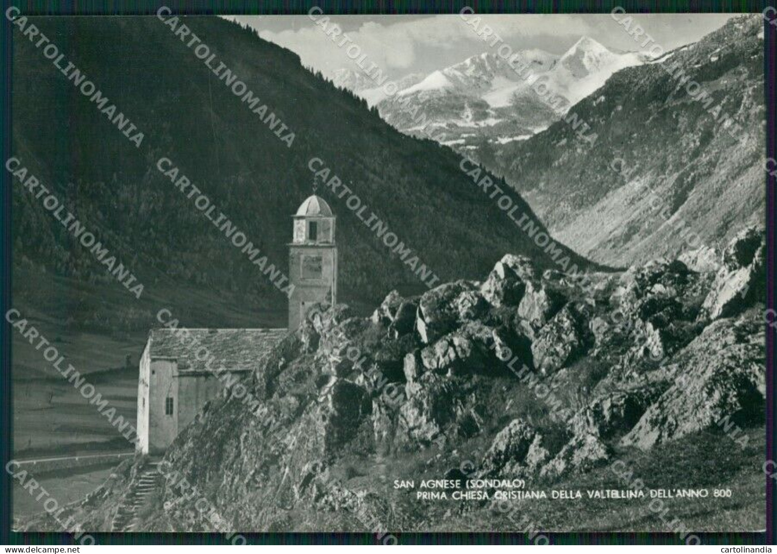 Sondrio Sondalo Sant'Agnese Foto FG Cartolina ZK3453 - Sondrio