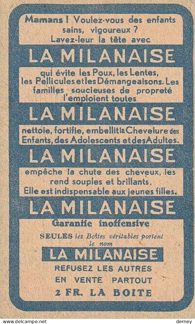 IMAGE PUBLICITAIRE N° 6 DE POULBOT POUR LA MILANAISE - " VOILA, ON NE JOUERA PLUS AVEC TOI..." - Sonstige & Ohne Zuordnung