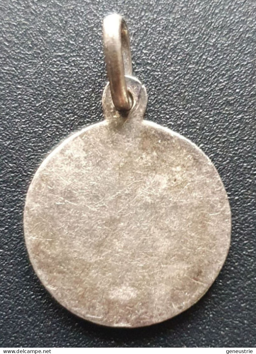 Pendentif Médaille Religieuse Fin XIXe Argent 800 "Saint Patrick" Religious Medal - Religión & Esoterismo