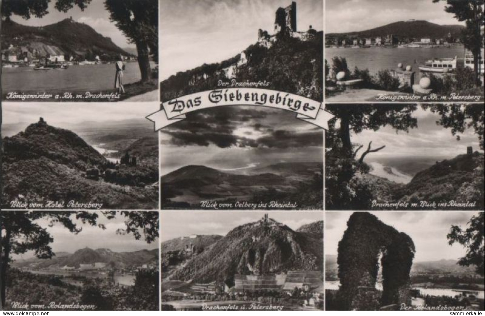 35104 - Siebengebirge - U.a. Blick Vom Oelberg - Ca. 1955 - Andere & Zonder Classificatie