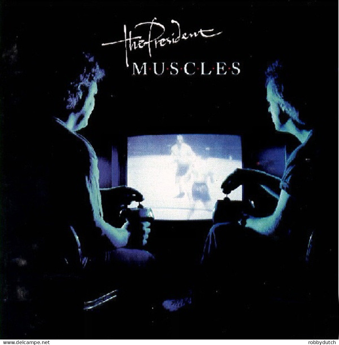 * LP *  THE PRESIDENT - MUSCLES (Holland 1985 EX-) - Rock