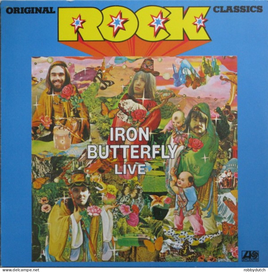 * LP *  IRON BUTTERFLY - LIVE (reissue Germany 1975 EX-) - Rock