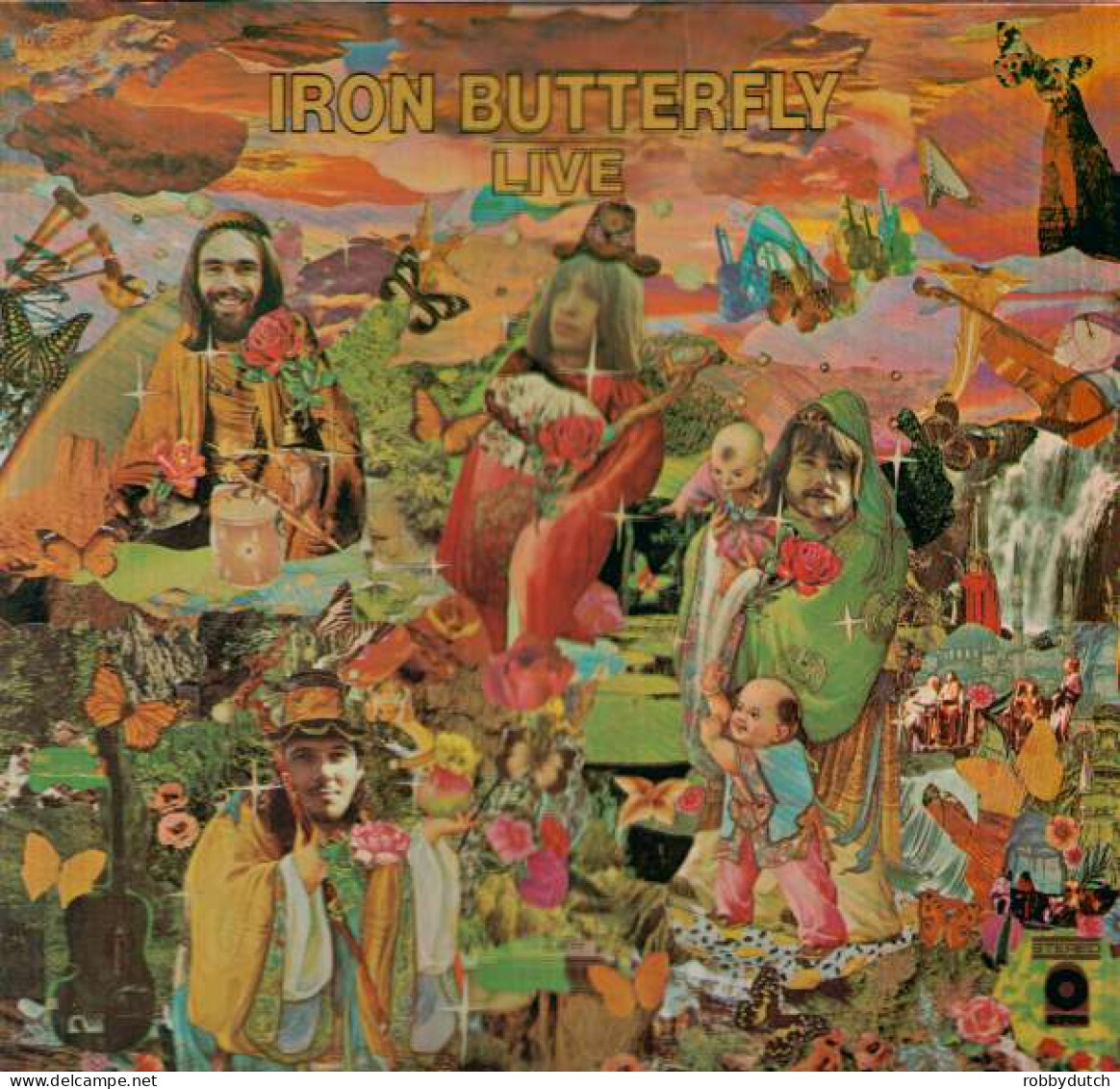 * LP *  IRON BUTTERFLY - LIVE (Germany 1970 - Rock