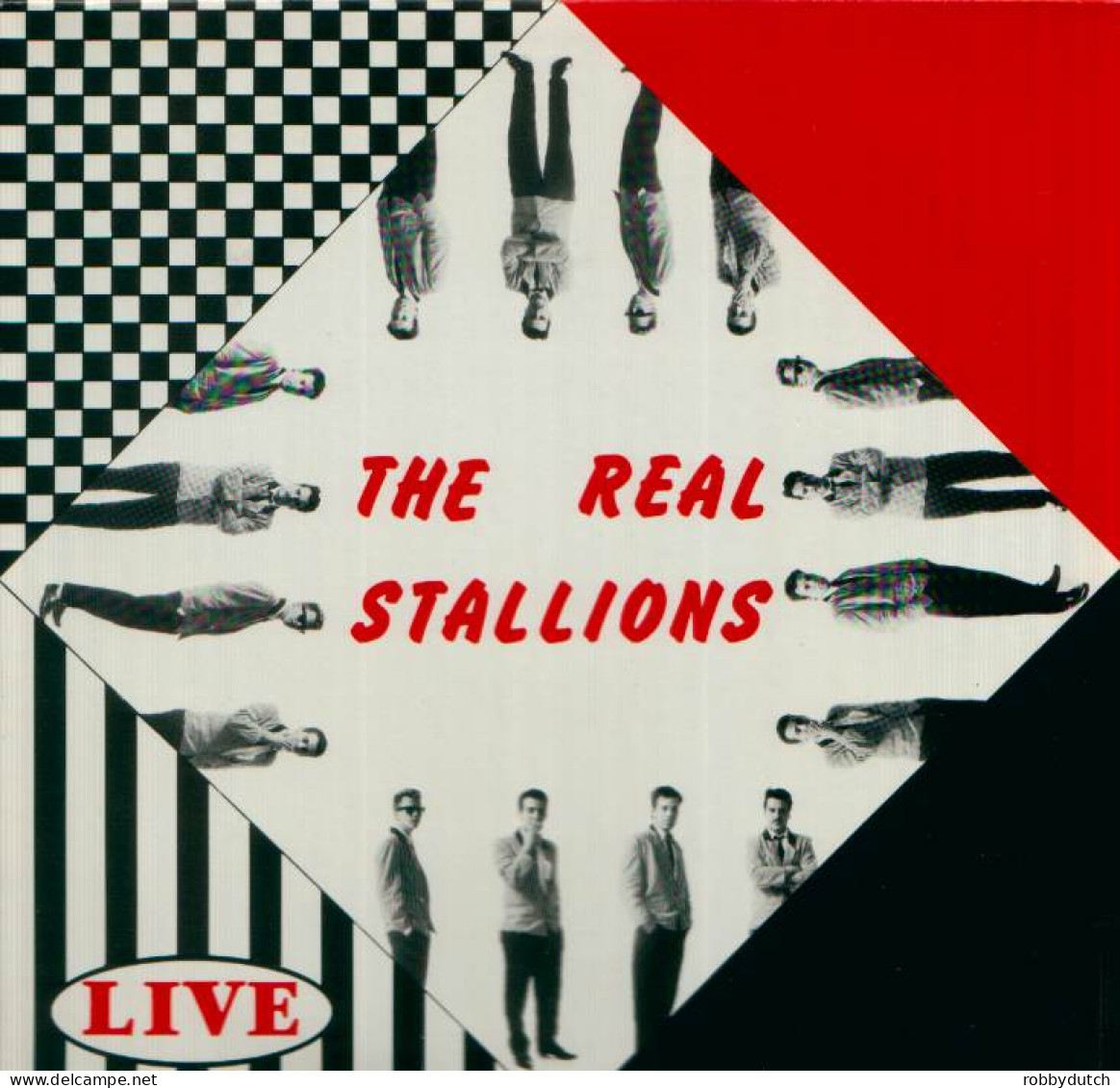 * LP *  REAL STALLIONS - LIVE (Holland 1988 EX) - Rock