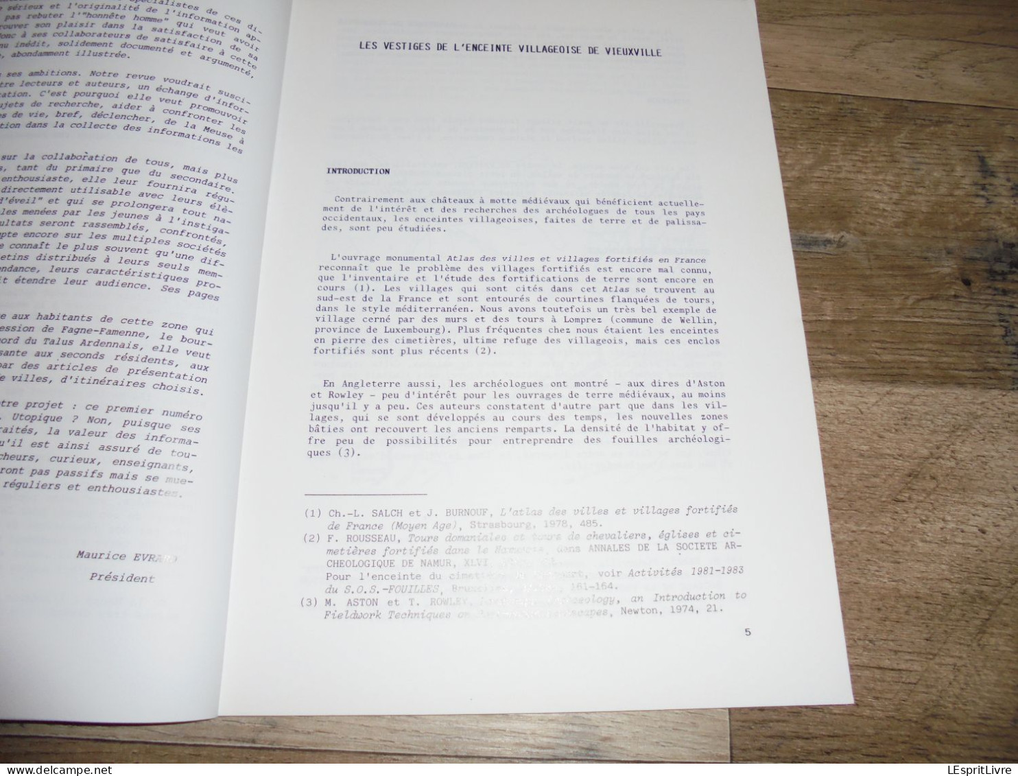 DE LA MEUSE A L'ARDENNE N° 1 1985 Halma Forges Marche En Famenne Vieuxville Hitler Condroz Belvaux Cordons-Larmiers - België