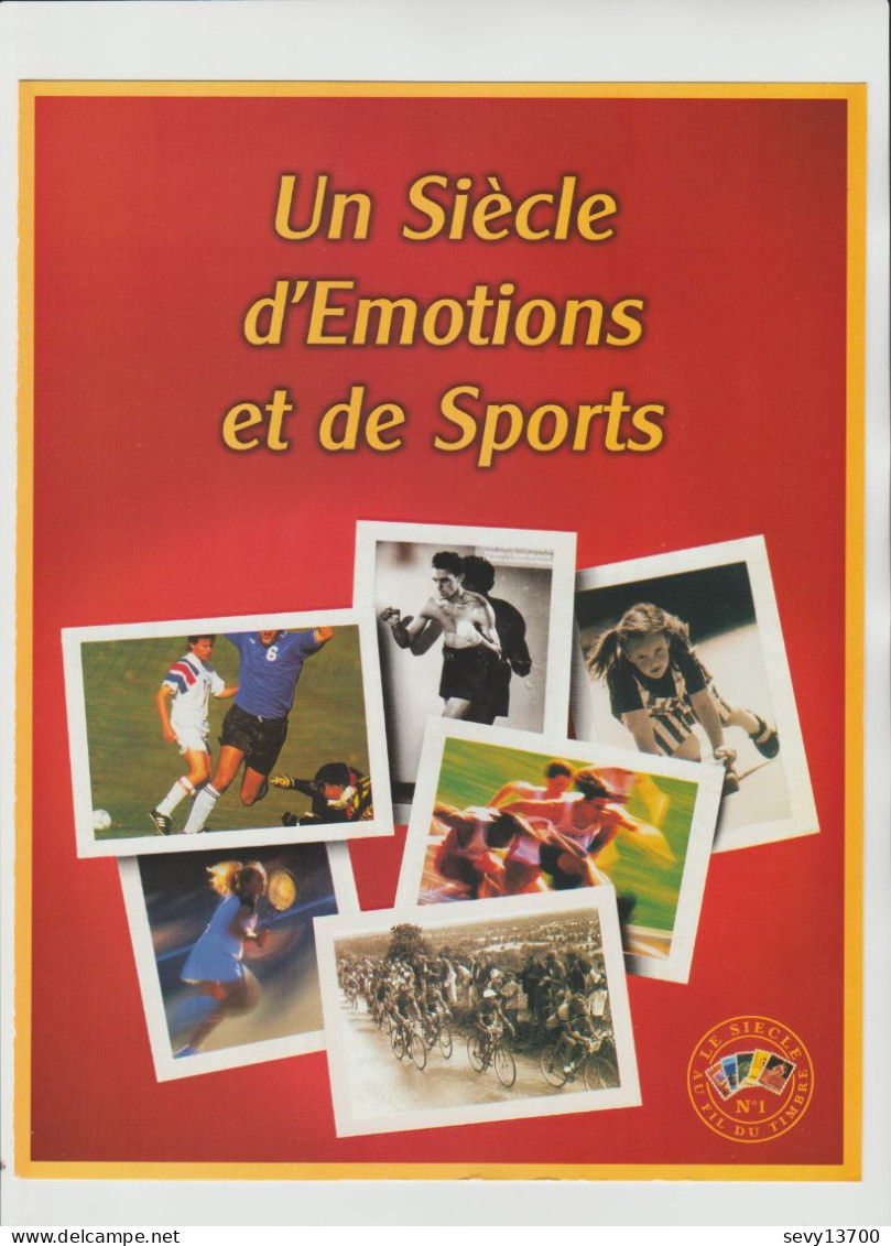 France Année 2000 Bloc Feuillet Yvert Tellier N° BF 29 Le Siècle Au Fil Du Timbre - N°1 Un Siècle D'émotions Et De Sport - Neufs