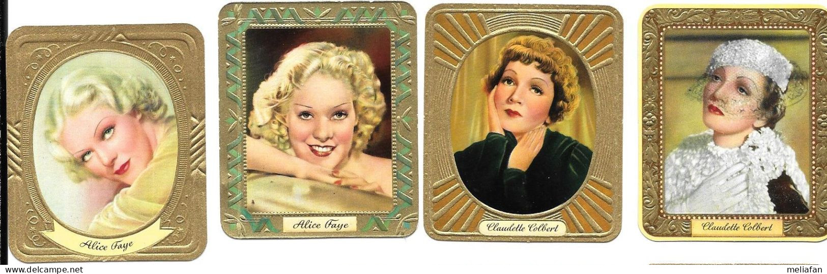 AW87 - IMAGES CIGARETTES SULTAN - CLAUDETTE COLBERT - ALICE FAYE - Otras Marcas