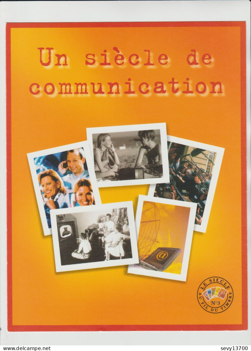 France 2001 Bloc Feuillet YT N° BF 35 Un Siècle De Communication Le Siècle Au Fil Du Timbre N° 3 Carte Postale Publicité - Nuevos