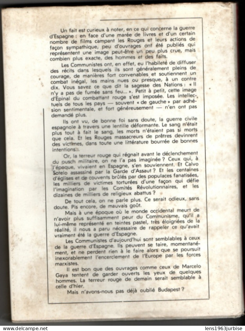 Combattre Pour Madrid  Par Un Officier Franquiste , Marcelo Gaya Y Delrue , ( 1964 ) Militaria - Guerra 1939-45