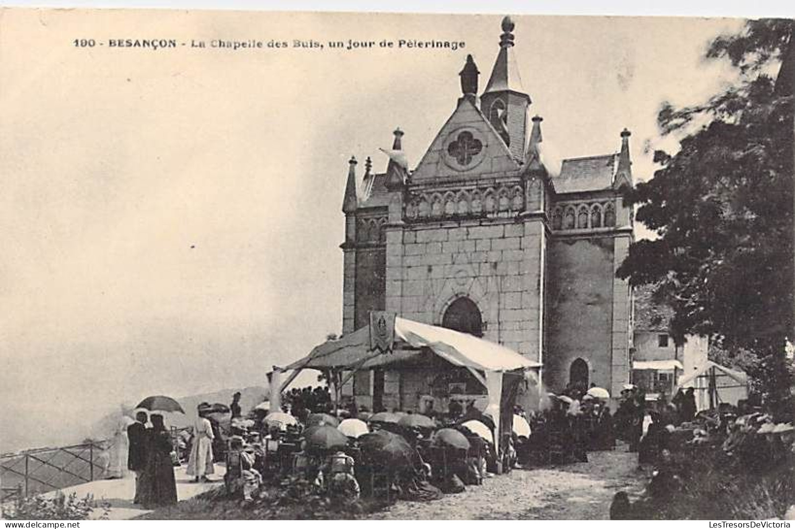 France - Besançon - La Chapelle Des Buis Un Jour De Pèlerinage - Animé - Carte Postale Ancienne - Besancon